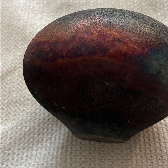 Black Ceramic Vase Studio MCM - Picture 4 of 5